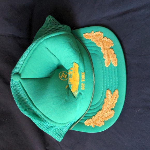 K Studio Sgt York Green Mesh Snap Back Hat Made in Taiwan - Picture 11 of 11